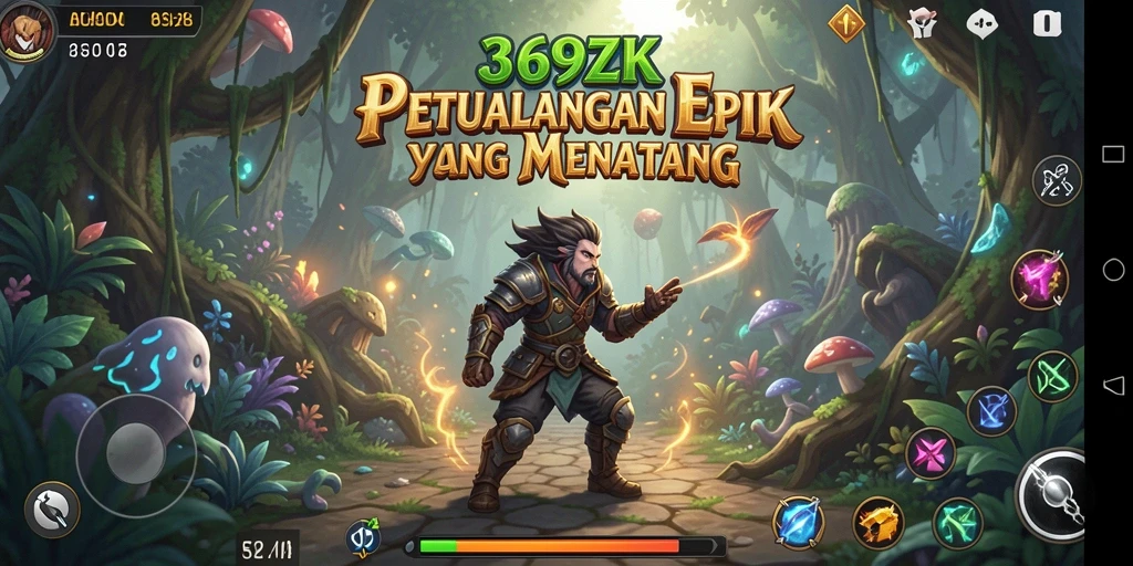 Tampilan gameplay menarik dari 369ZK dengan petualangan yang mendebarkan.