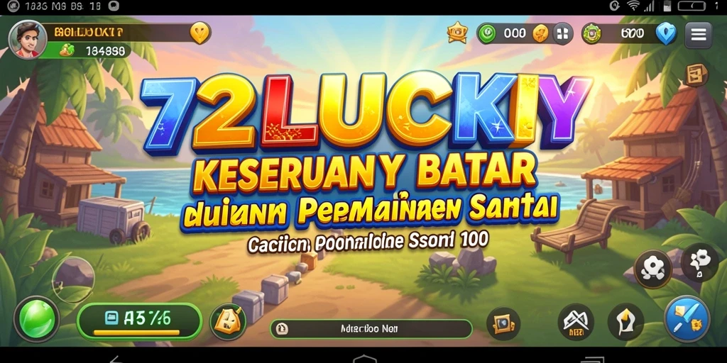 Tampilan gameplay 72LUCKY yang menarik dan penuh warna.