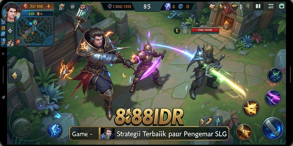 Tampilan gameplay <strong>888IDR</strong> yang seru dan strategis.