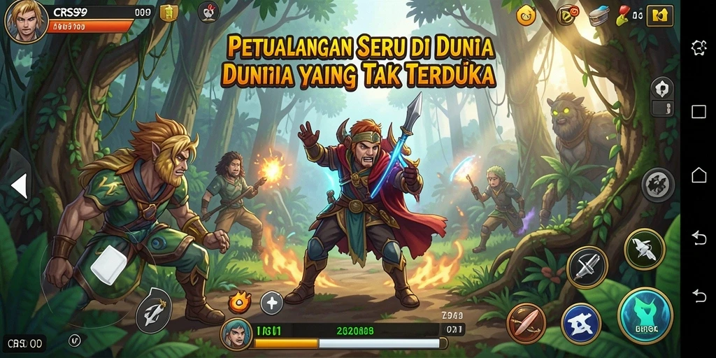 Gameplay seru CRS99 dengan petualangan mendebarkan.