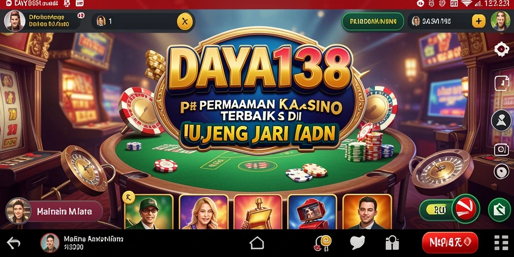 Tampilan gameplay menakjubkan di DAYA138 dengan aksi kasino nyata.