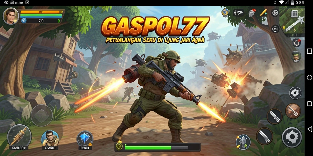 Tampilkan aksi seru dalam GASPOL77 dengan gameplay mendebarkan.