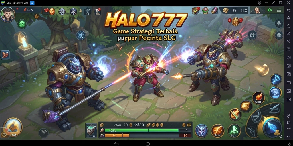 Tampilan gameplay HALO777 yang seru dan menantang.