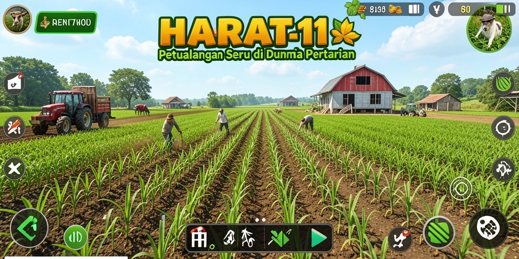 Screenshot HARTA11 menampilkan gameplay seru dan interaktif dari dunia pertanian.