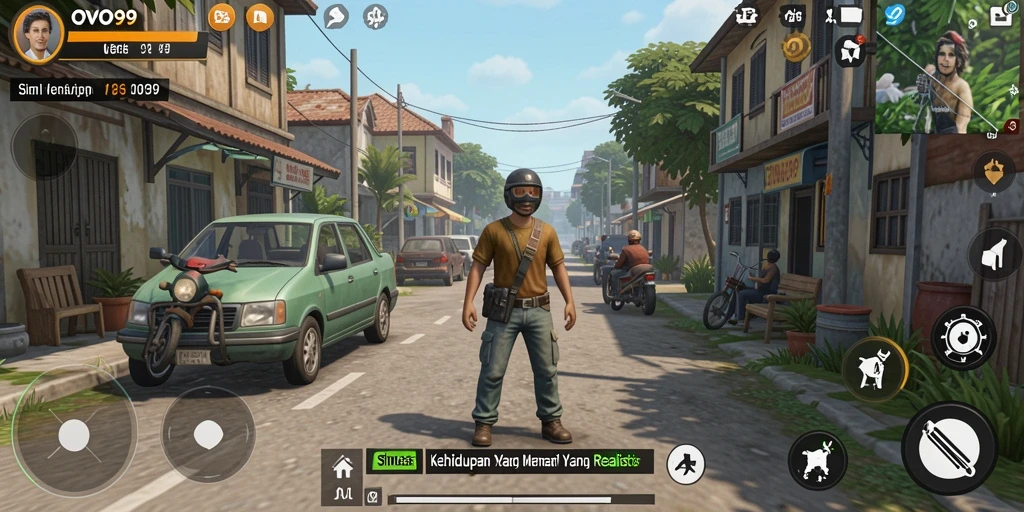 Tangkapan layar OVO99 menampilkan gameplay interaktif yang menarik.