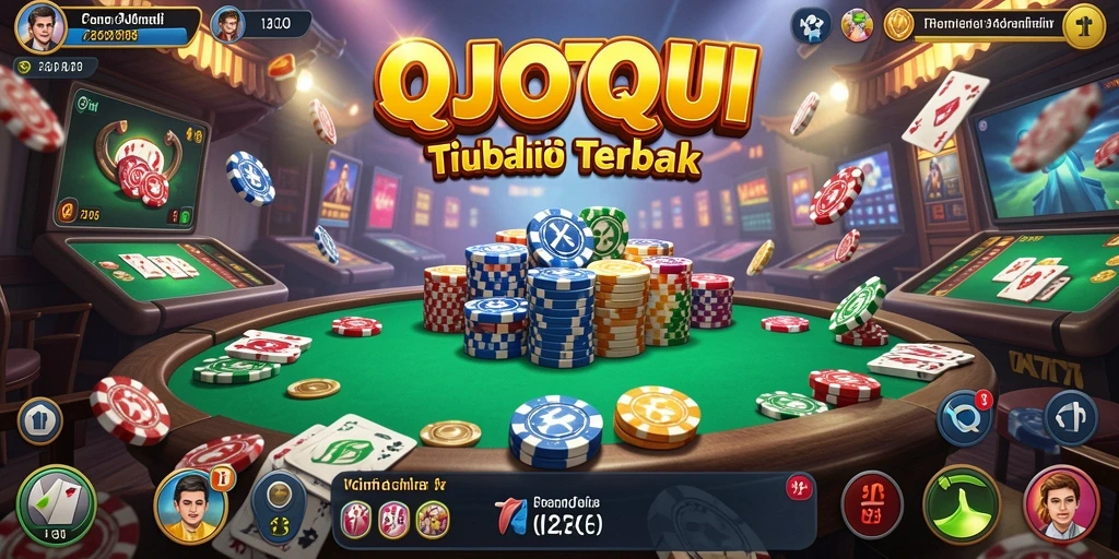 Tampilan gameplay QiuQiu yang seru dan menantang.