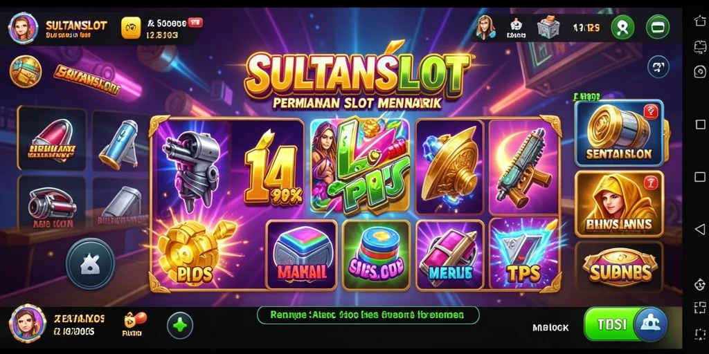 Tangkapan layar gameplay SULTANSLOT menampilkan aksi seru dan fitur menarik.